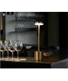 Wiederaufladbare LED-Tischlampe - Gold, Touch-Dimmbar, CCT, IP20