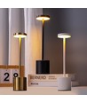Wiederaufladbare LED-Tischlampe - Gold, Touch-Dimmbar, CCT, IP20