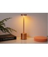 Wiederaufladbare LED-Tischlampe - Kupfer, Touch-Dimmer, CCT, IP20