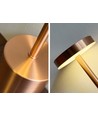 Wiederaufladbare LED-Tischlampe - Kupfer, Touch-Dimmer, CCT, IP20