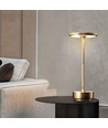 Wiederaufladbare LED-Tischlampe - Gold, Touch-Dimmer, CCT, IP20