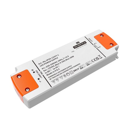 Snappy 50W dimmbare Stromversorgung - 12V DC, 4,16A, IP20 für den Innenbereich