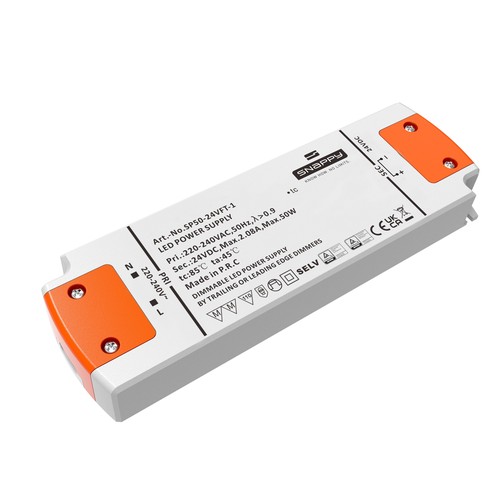 Snappy 50W / 24V DC dimmbares Netzteil - 2.08A, IP20 Innenbereich