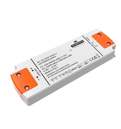 Snappy 50W / 24V DC dimmbares Netzteil - 2.08A, IP20 Innenbereich