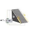 2x5m 12W/m Treppen LED COB Streifen-Set - 24V DC, IP20, mit Sensor