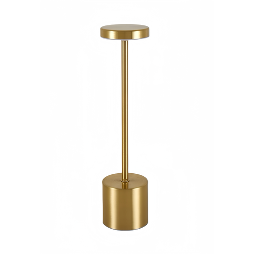 Wiederaufladbare LED-Tischlampe - Gold, Touch-Dimmbar, CCT, IP20