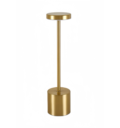 Wiederaufladbare LED-Tischlampe - Gold, Touch-Dimmbar, CCT, IP20