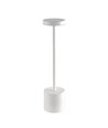 Wiederaufladbare LED-Tischlampe - Weiß, Touch-Dimmer, CCT, IP20