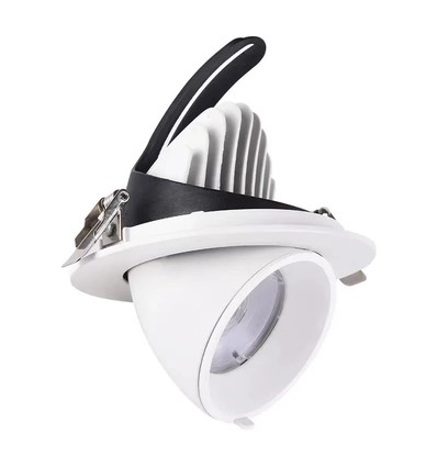 30W Ø16,5cm Downlight - Ausschnitt: Ø15 cm, Maße: Ø16,5 cm, 4100lm, Verstellbarer Winkel
