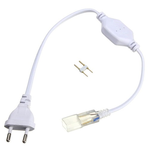 Stecker für 230V LED-Wachstumsstreifen - Inkl. Endkappe, 230V