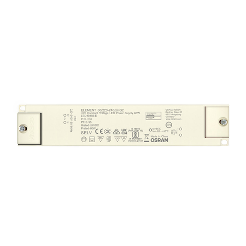OSRAM 60W / 12V DC Netzteil - 5A, IP20 Innenbereich