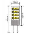 GY6.35 3W dimmbare LED-Lampe - 12V AC/DC