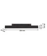 Spectrum SHIFT LED-Schiene 8W - Schwarz, RA90, 30 cm
