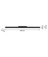 Spectrum SHIFT LED-Schiene 22W - Schwarz, RA90, 90 cm