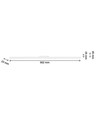 22W RA90 SHIFT Lichtschiene - Weiß, 90 cm