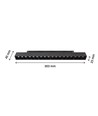 17W RA90 SHIFT Grid - 30 cm, Schwarz, UGR19
