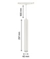 12W RA90 SHIFT Pendelleuchte - Weiß, 30 cm
