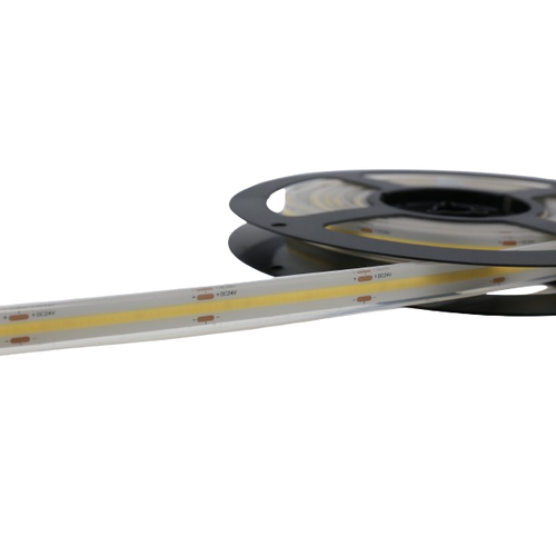 5m 12W/m Wasserdichter COB-Streifen - 24V DC, IP68, 480 LEDs pro Meter, COB LED