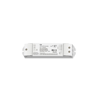 21W / 150-500mA rWave 4-Kanal-Treiber - 10-42V, 12/24V Input, Zugentlastung an beiden Enden