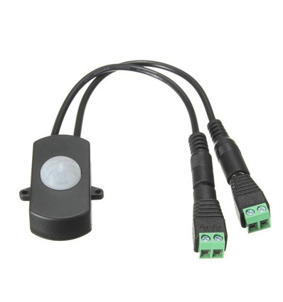 PIR-Sensor für LED-Strip - 12V (60W), 24V (120W), mit Schraubklemmen