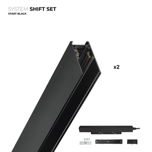 SHIFT Starter-Set - 2 Meter komplett, Schwarz