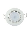 MR16 oder GU10 Downlight-Set - Ohne Leuchtmittel, weiß, Lochausschnitt: Ø7,4 cm, Maße: Ø8,2 cm
