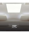 V-Tac 60x60 hinterleuchtetes LED-Panel - 36W, weißer Rand