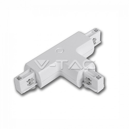 T-Verbinder für Schienen - Weiß