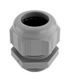 Verschraubung für IP65 Leuchte - Mit Gummiring und Entlastung, 16mm