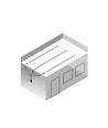 Troldtekt-Schiene 60 cm für LED-Strips - Versenkt, verlängerbar