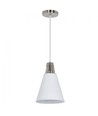 V-Tac moderne Pendelleuchte - Chrom + weiß sandgestrahlt, Ø22 cm, E27