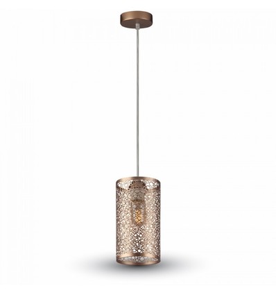 V-Tac Pendelleuchte - Gold, Metall, E27