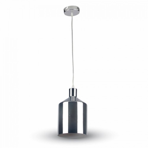 V-Tac Chrom Pendelleuchte - Ø17 cm, E27