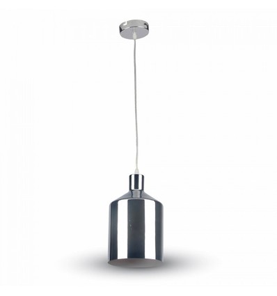V-Tac Chrom Pendelleuchte - Ø17 cm, E27