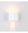 5W LED Wandleuchte - IP65 Außenbereich, Rund, Weiß, Verstellbarer Abstrahlwinkel, Inkl. Leuchtmittel