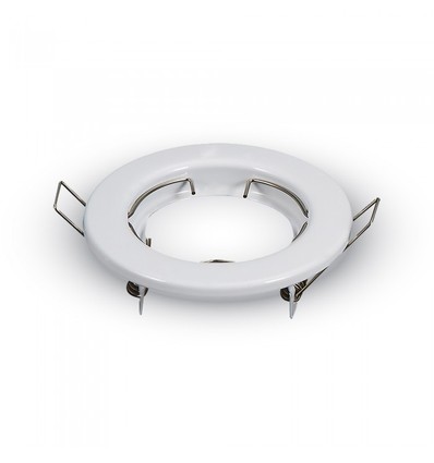 2er Set MR16/GU10 Downlight Kit - Ohne Leuchtmittel, Glanzweiß, Loch: Ø6,5 cm, Maße: Ø8 cm
