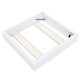 Rahmen für 60x60 LED-Panel - Komplett montiert, weißer Rand