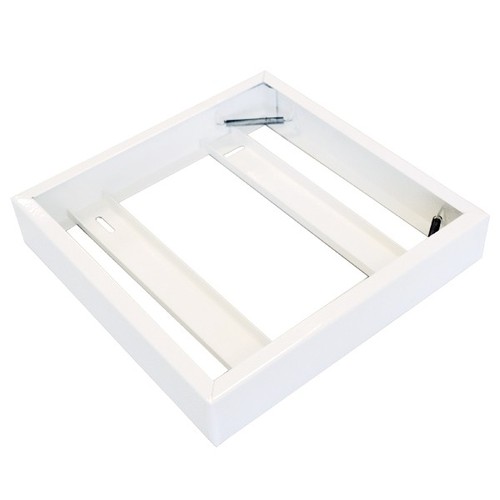 Rahmen für 60x60 LED-Panel - Komplett montiert, weißer Rand