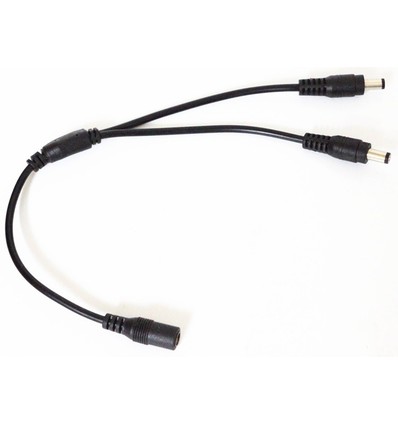 DC-Kabel-Splitter - Für LED-Strips, 5V-48V, schwarz