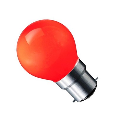 B22 1,8W CARNI LED-Lampe - Rot