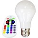 E27 6W LED-Lampe - Mit RF-Fernbedienung, RGB