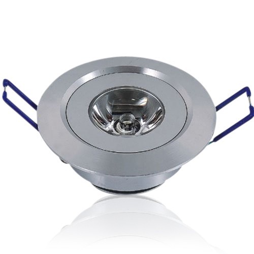 1,5W Ø5,2cm Aufzugs-Spot - Lochausschnitt: Ø4,2 cm, Maße: Ø5,2 cm, 25° Abstrahlwinkel, 2m Kabel