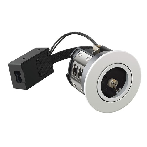 MR16 Einbaustrahler Inno88, 12V - Mattweiß, IP44, zugelassen für die Installation in Isolierung