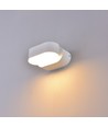 6W LED Wandleuchte Weiß - IP65 Außenbereich, Oval, 350 Grad drehbar, inkl. Leuchtmittel