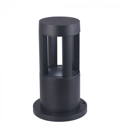 V-Tac 10W LED Gartenlampe - Schwarz, 25 cm, IP65, 230V