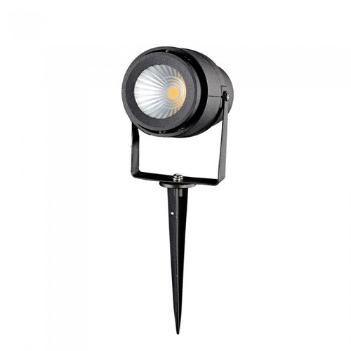 V-Tac 12W LED Gartenlampe - Schwarz, mit Erdspieß, IP65, 230V
