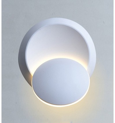 5W LED Wandleuchte Weiß - IP20 Innenbereich, rund, drehbar, inkl. Leuchtmittel
