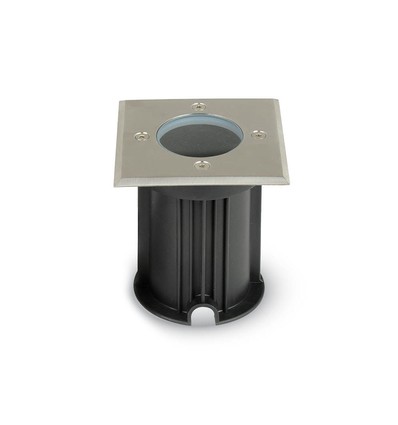 V-Tac Einbaustrahler - Quadratisch, Edelstahl, GU10 Fassung