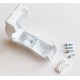 Weiße Anschlussdose mit Quick-Connector - IP20 Innenbereich, 2-polig, Zugentlastung