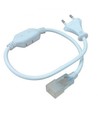 Stecker für 8x16 Neon Flex LED - Inkl. Endkappe, IP67, 230V